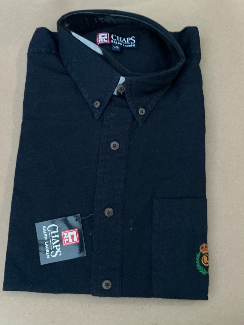Navy blue Chaps - Ralph Lauren long sleeves shirt